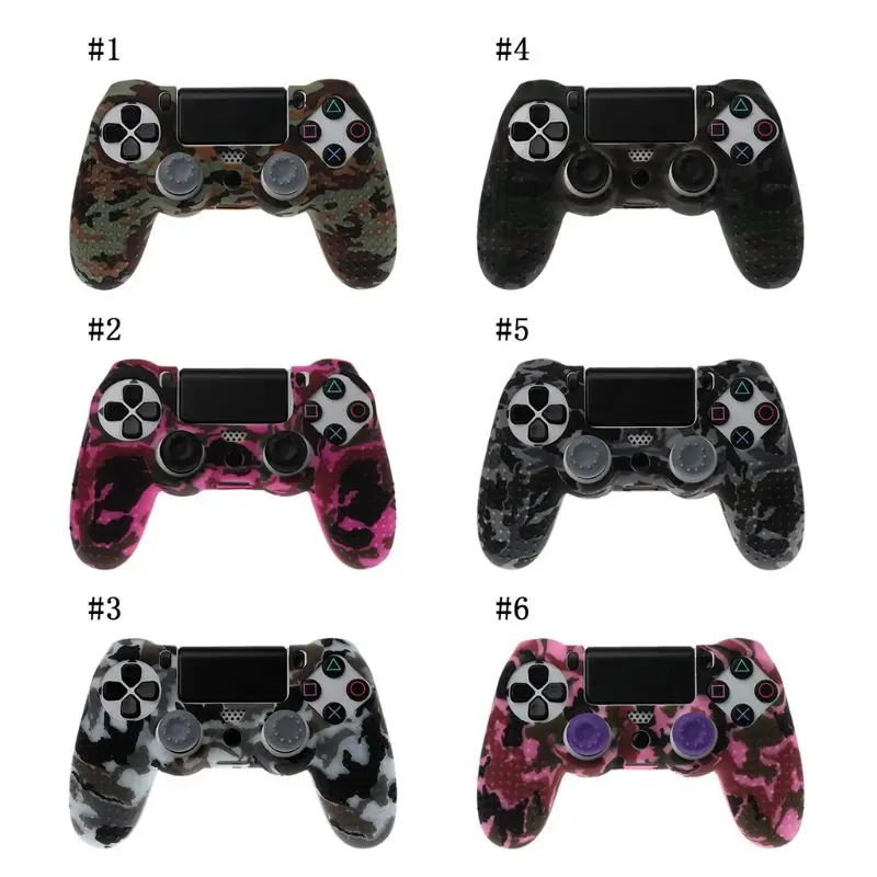 Силиконовый чехол для джойстика Playstation PS4 6 цветов на выбор | Электроника