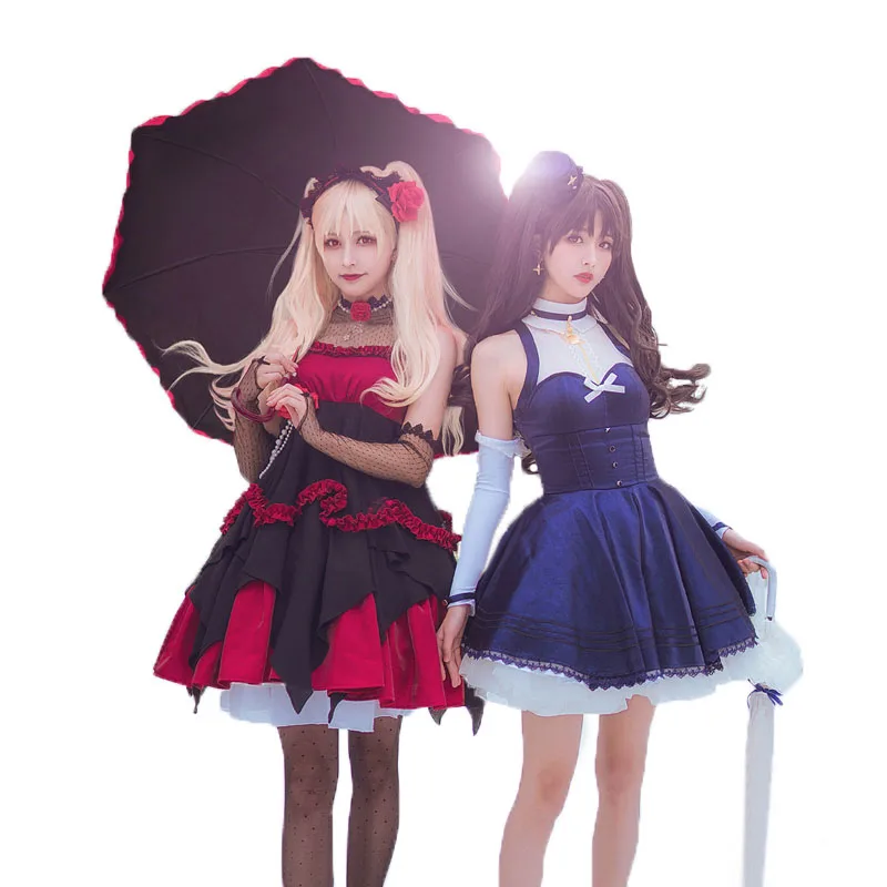 Костюм для косплея аниме FGO Fate/Grand Order moon girl friend Tohsaka Rin Ereshkigal 11|Костюмы аниме| |