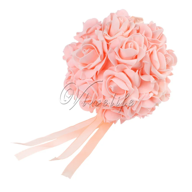 10 шт./партия ручной работы 6 &quotСвадебный букет из искусственных цветов