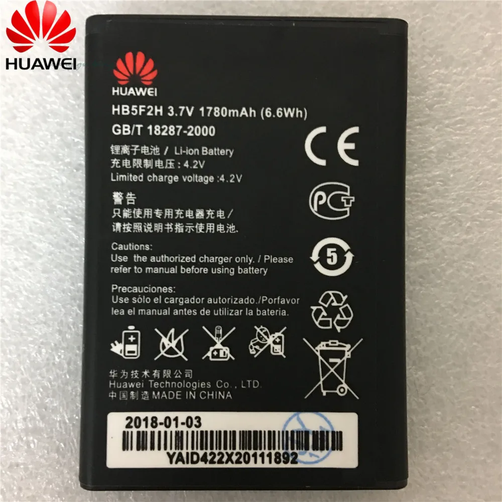 Оригинальный Для Huawei HB5F2H литий ионный аккумулятор для телефона E5336 E5375 EC5377 E5373 E5330