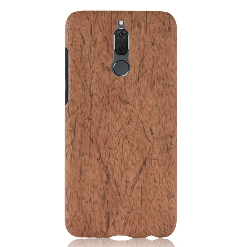 For Huawei Mate 10 Lite case Nova 2i phone Hard PU Leather Luxury Mate10 bag shell wood Back Cover |