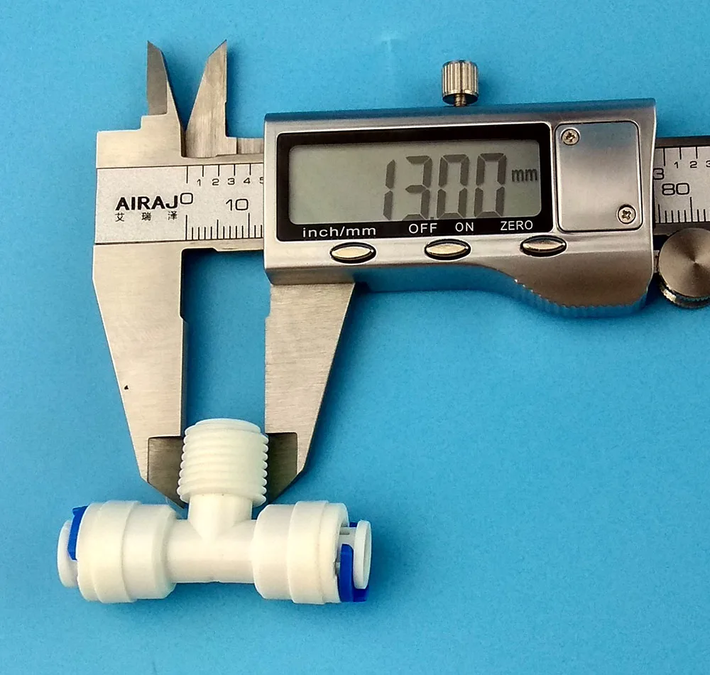 50 шт. 1/4 &quotнаружная резьба быстрое соединение 1/4&quot шланг равных Тип Т воды разъем