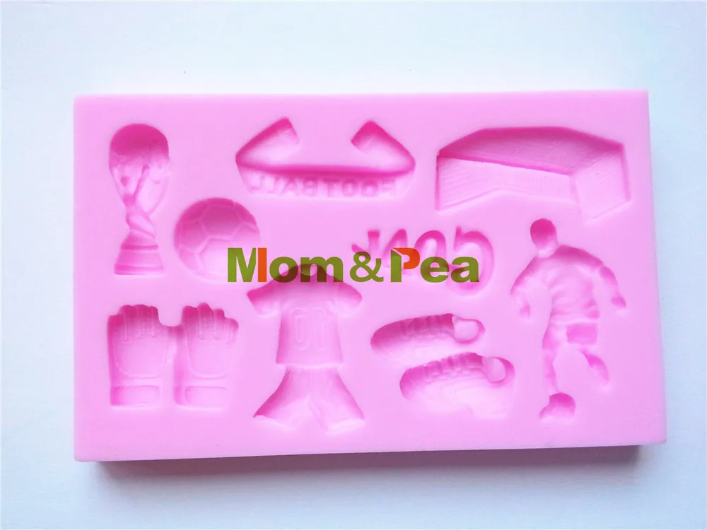 Силиконовая форма для украшения торта в форме футбола Мама и горох 0153 | Дом сад