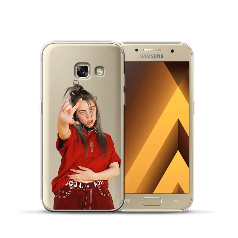 Billie eilish для samsung Galaxy A9 A8 A7 A6 A5 A3 A10 A30 A20 A50 A70 A60 A40 A20E крышка чехол Funda Coque Etui