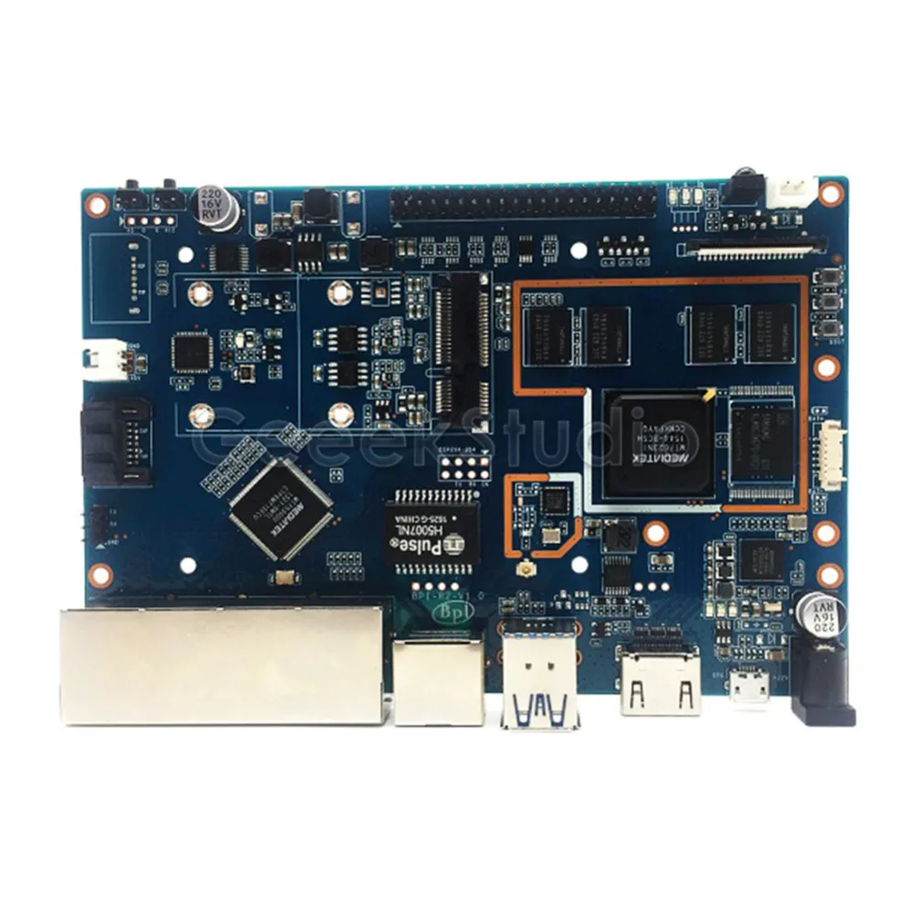 В наличии! Четырёхъядерный процессор Banana Pi R2 2 Гб ОЗУ SATA Wi Fi Bluetooth 8 eMMC|ram 2gb|pi 2gbpi banana |