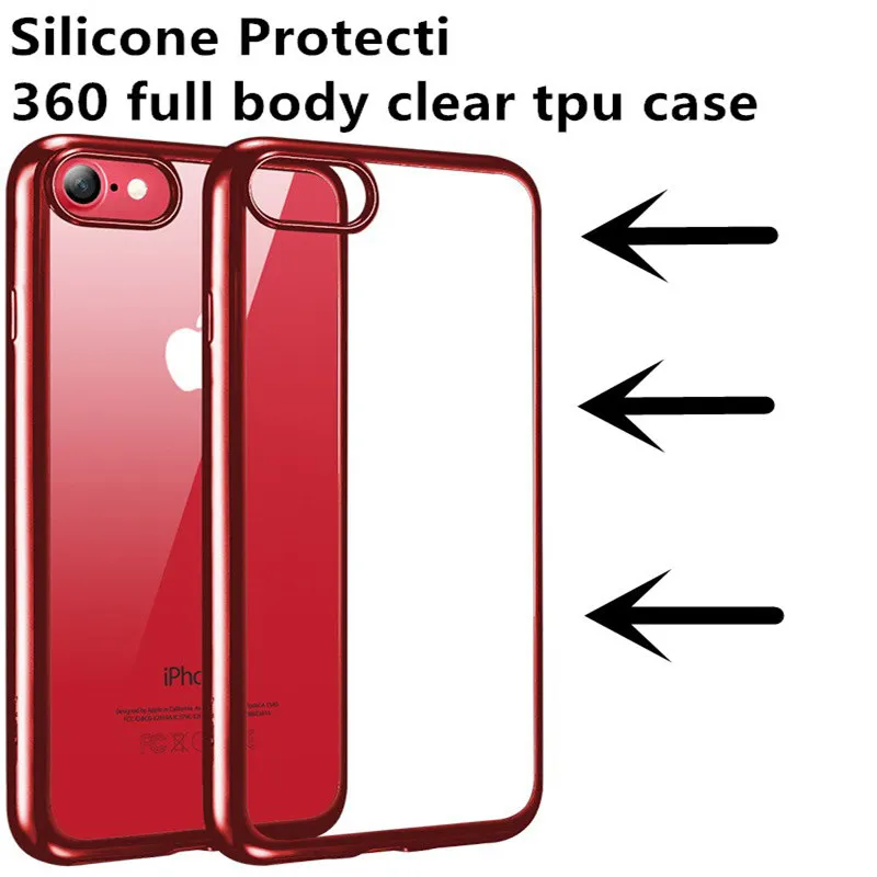Роскошный чехол для iPhone 7 плюс красный программный телефон 5S 6 s чехлы силиконовый
