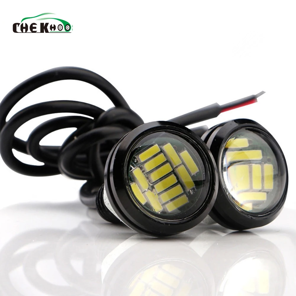 10 шт. белый 12 В 15 Вт Eagle Eye Led DRL дневные ходовые резервные фары двигатель автомобиля