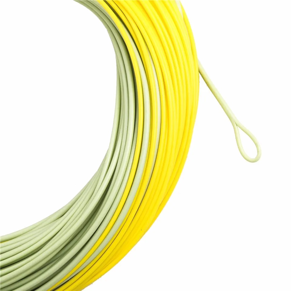 Maximumcatch Лосось/Семга Fly Line с 2 сварных петель 6/7/8wt двойной Цвет плавающий Fly Line для морских/пресноводных