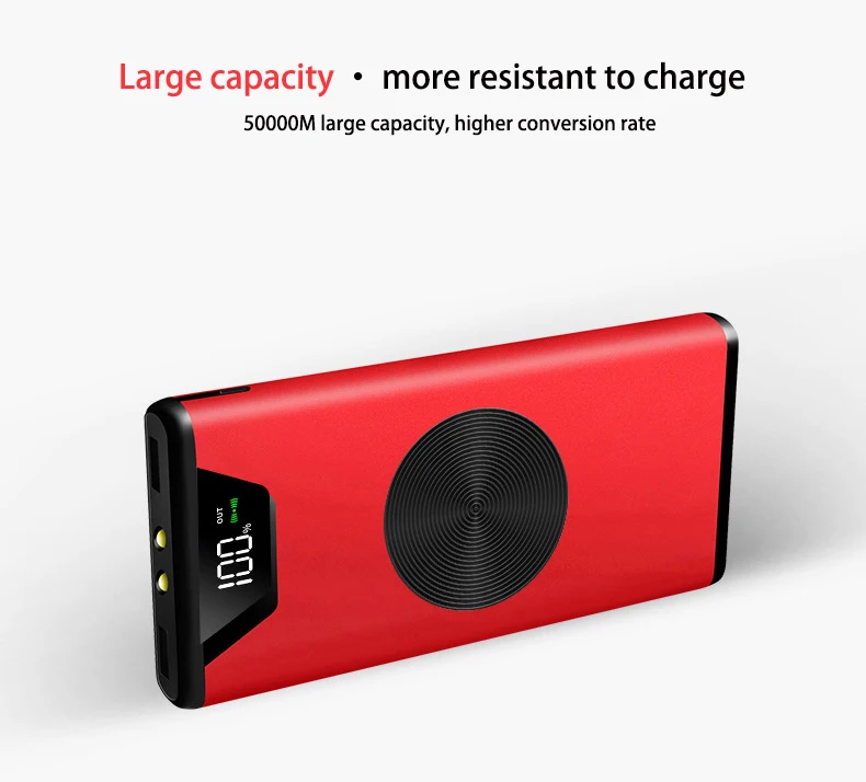 10000 мАч Power Bank Беспроводная зарядка для мобильного телефона зарядное устройство