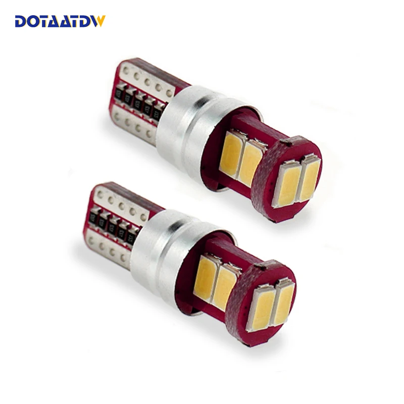 2x T10 168 194 W5W светодиодный 5630 CREE чип запасные лампы для автомобильного номерного