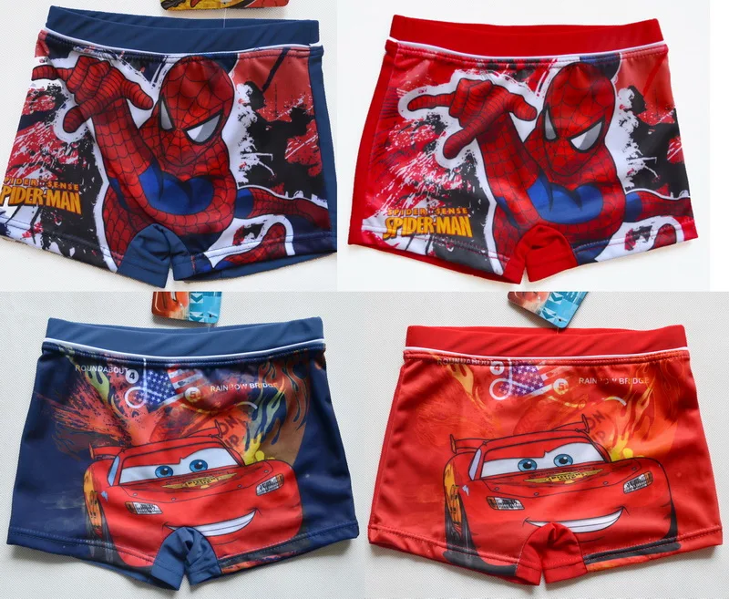 Детский костюм Человек паук купальный для мальчиков шорты косплея детей