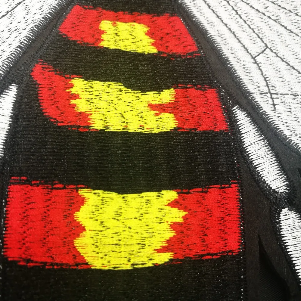 Вышитая одежда цветочные пчелы нашивки для одежды с ним велосипеда лоскутные