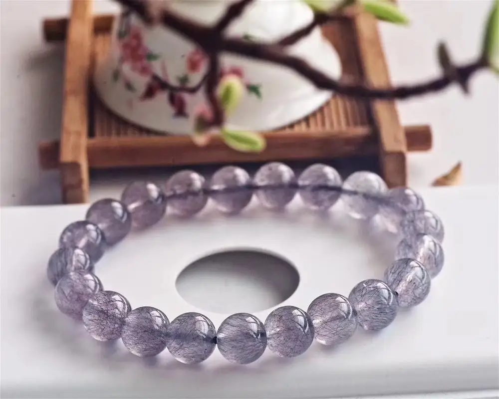 Высокое качество натуральный супер семь 7 Черный Синий Rutilated Кварц Кристалл