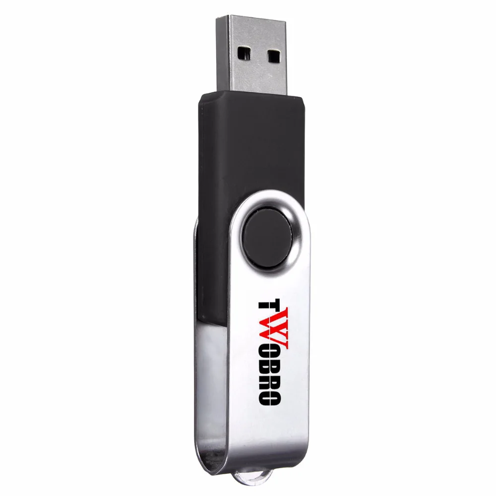 Twobro многоцветный вращающийся флешки 16 ГБ 32 64 USB флешка 2 0 8 4 1 ключ кулон накопитель