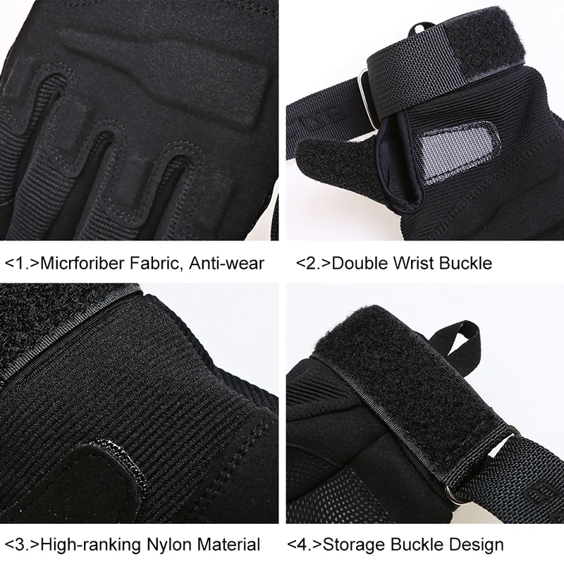 CQB Носить нескользящей Перчатки Тактические Половины пальцев Боевые
