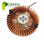 Вентилятор для видеокарты MSI 12 В постоянного тока, 1 Вт, 55 мм, с отверстием, с радиатором, кулером Sunon 124010VM, 2-контактный