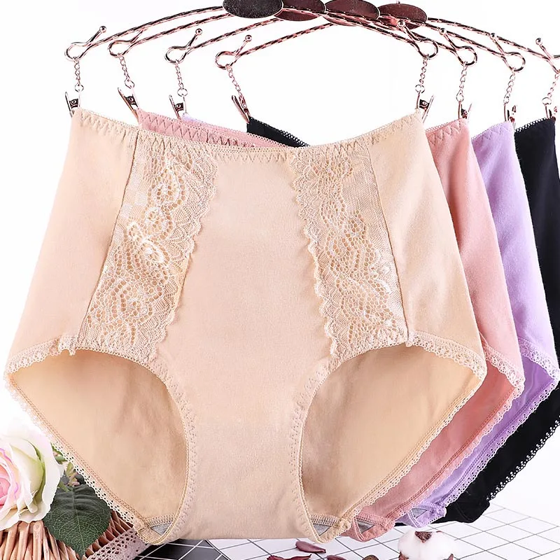 La MaxPa Sexy underwear women panties high waist body shaping briefs comfortable female plus size 6XL k2016 |