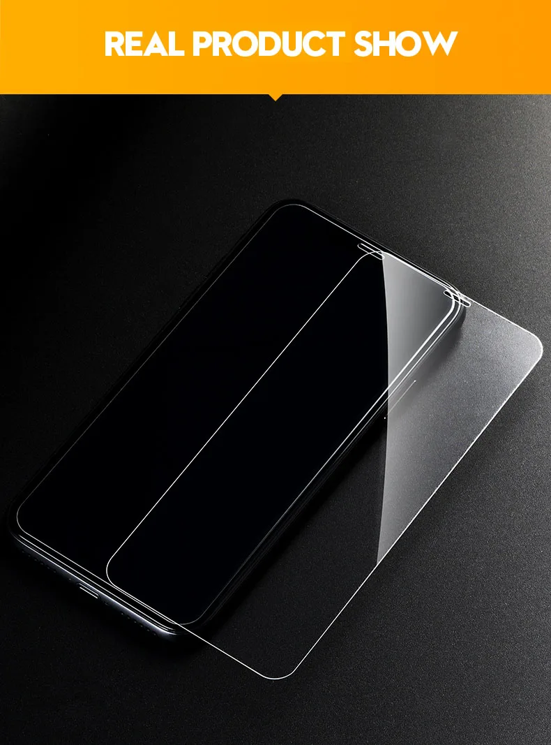 Закаленное стекло MaxGear 2.5D для iPhone X 6 6s 8 7 Plus 5 SE защитное пленка|Защитные стёкла и