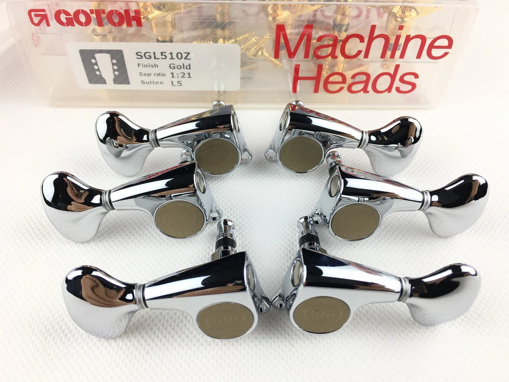 Оригинальные немецкие вольеры L3 + R3 для электрогитары (хромированные