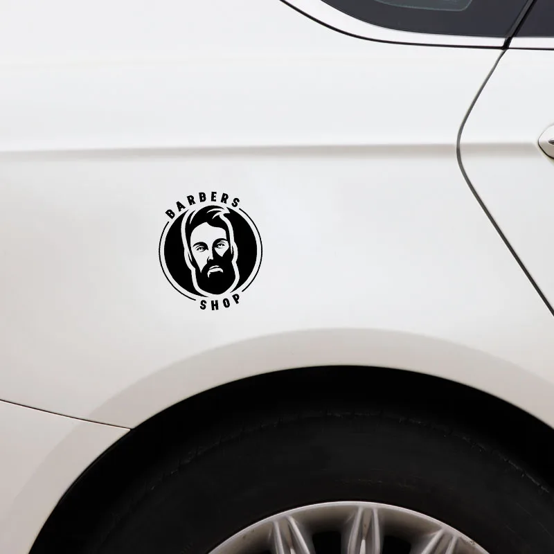 YJZT 12.3CM*14.1CM Hair Stylist Salon Hairdresser Barber Shop Vinyl Car Sticker C22-0179 | Автомобили и мотоциклы