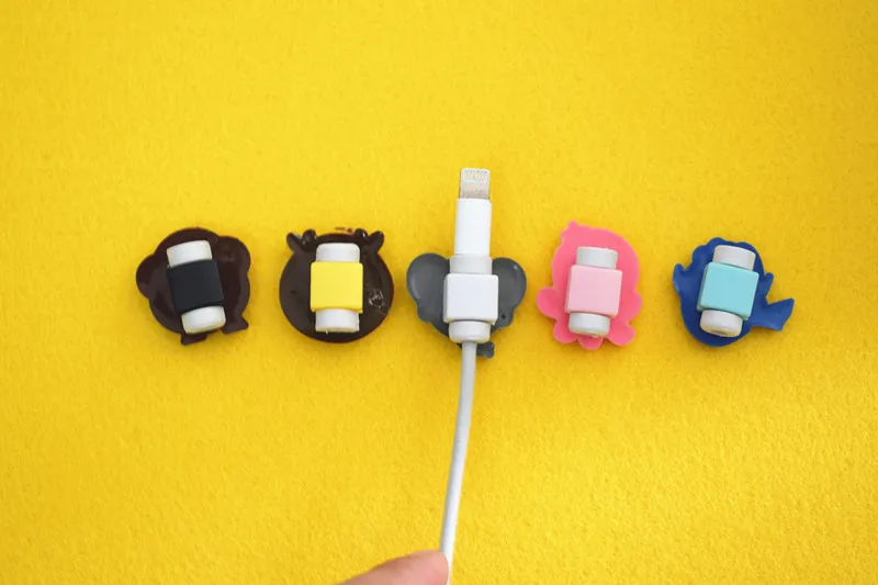 Защита для кабеля в виде животного защитная крышка USB зарядного устройства и