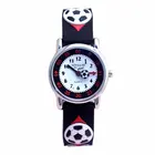 Высококачественные водонепроницаемые детские силиконовые наручные часы, футбольные брендовые кварцевые наручные часы для маленьких девочек и мальчиков, модные повседневные часы
