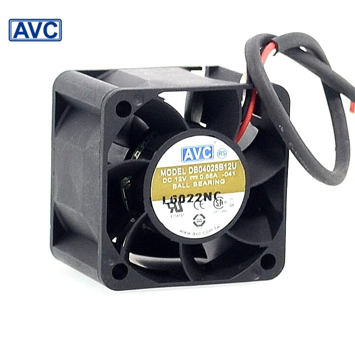 Новый 2 предмета 4028 0.6A 1U 12V сервера ветра DB04028B12U ШИМ Вентилятор охлаждения