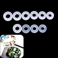 circle design silicone mold for ring jewelry making tool transparent diy silicon round shape ring mold mould epoxy resin mold