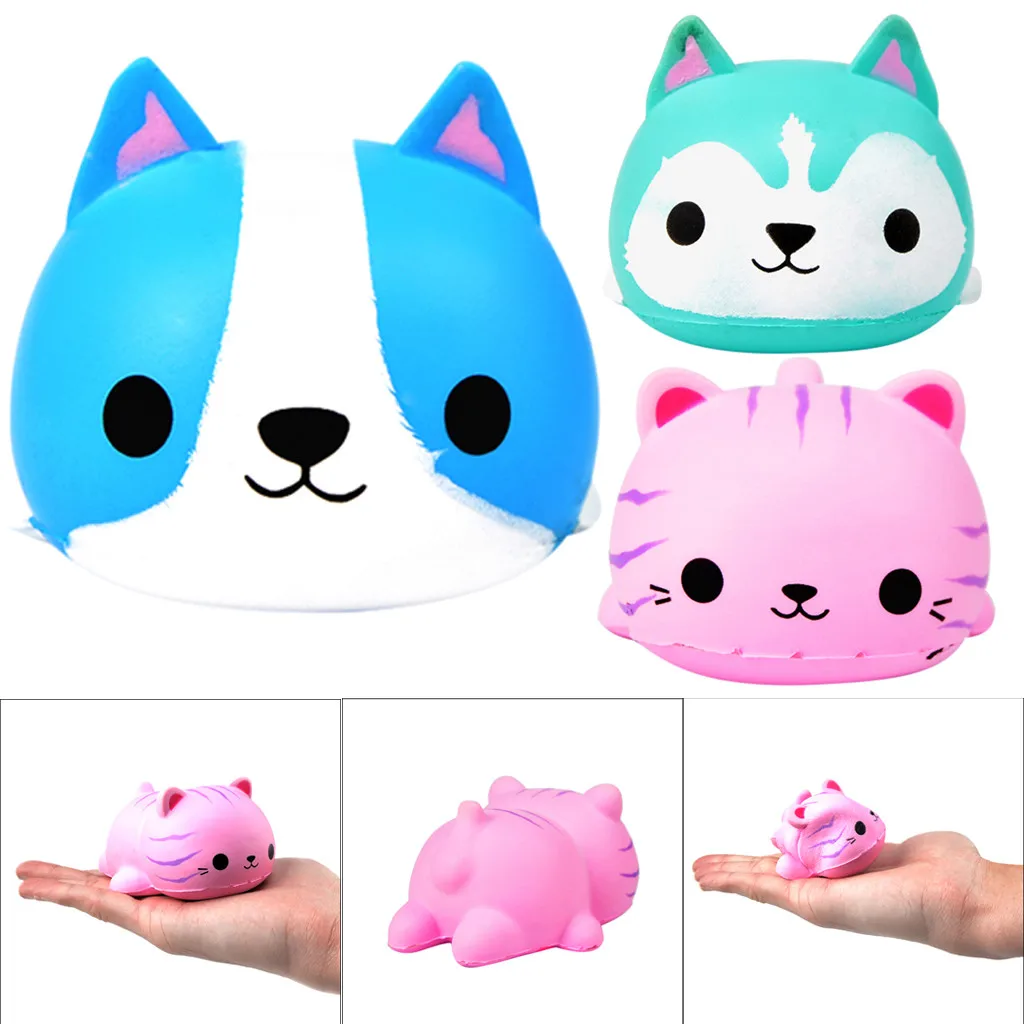 Детская игрушка CuteSoft Кролик Мягкий медленно поднимающийся Сжимаемый хлеб с