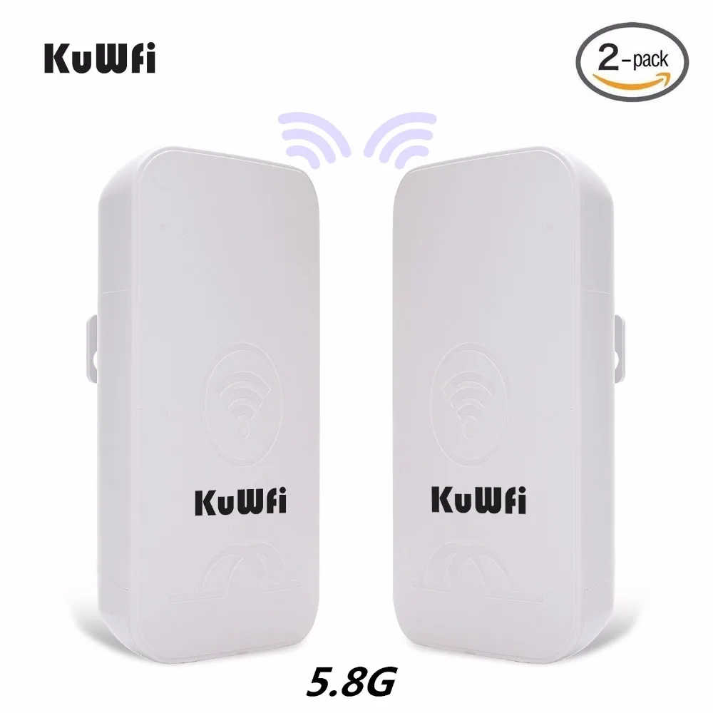 KuWFi 300 Мбит/с 2 шт. 1-3 км Открытый CPE маршрутизатор 5 г беспроводная точка доступа маршрутизатор Wifi мост Wi-Fi адаптер CPE маршрутизатор с 24 в POE