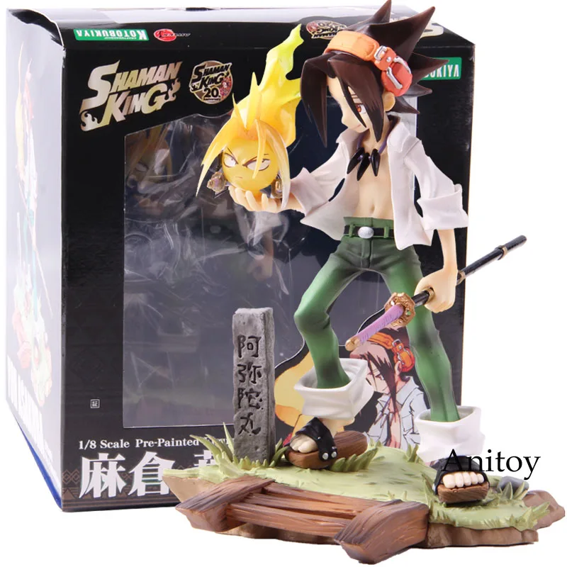 with retail box Kotobukiya ARTFX J аниме шаман король Yoh Asakura 1/8 масштаб Статуэтка из ПВХ фигурка Коллекционная модель игрушки - Цвет: with retail box