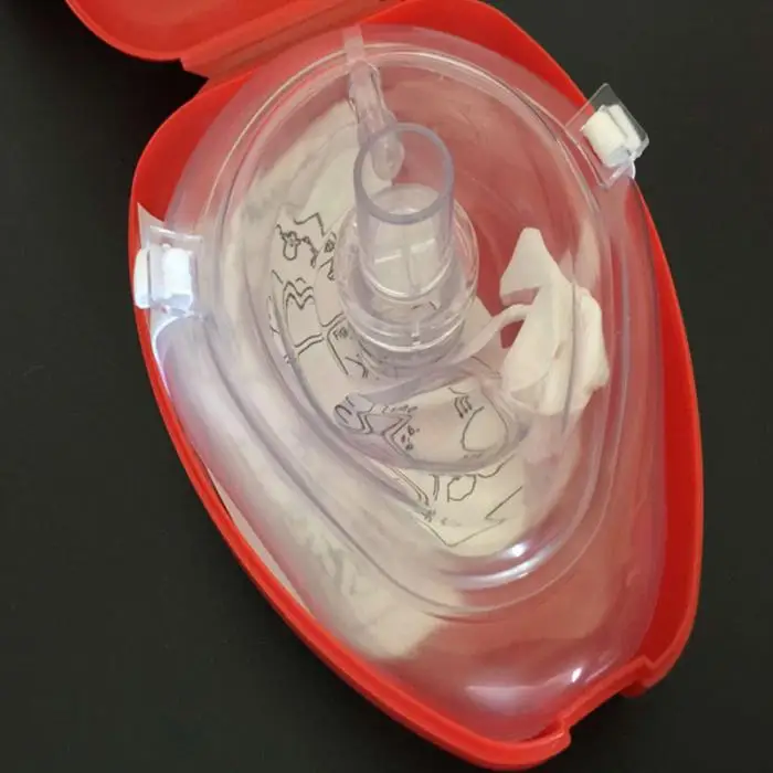 CPR маска для защиты лица односторонний клапан чехол Комплект для первой помощи обучение JR сделки