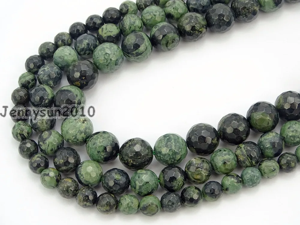 

Natural Kambaba Ja-sper Gems Stone Faceted Round Beads 15'' 6mm 8mm 10mm 12mm Strand for Jewelry Making Crafts 5 Strands/Pack
