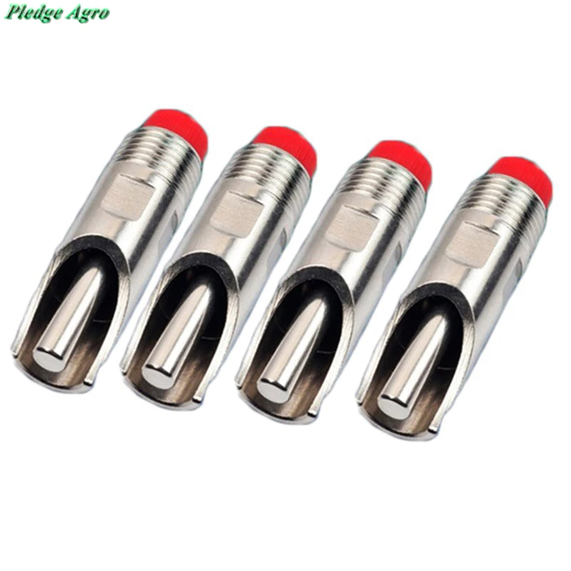 Burgundy 2pcs pig nipple drinker duckbilled stainless steel drinkers drinking fountain automatic sow piglet fatten pig farming equipment - Color: Burgundy