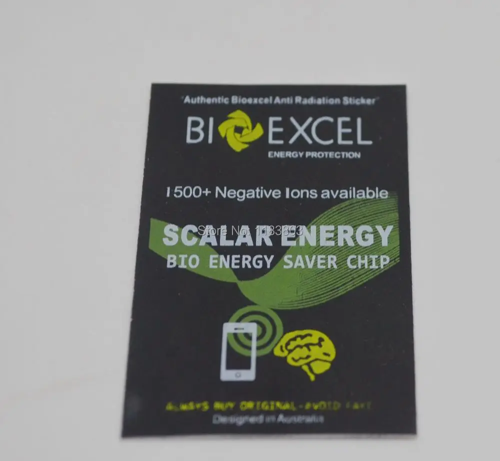 Бесплатная доставка 1000 шт./лот bioexcel био-скалярная энергия экран