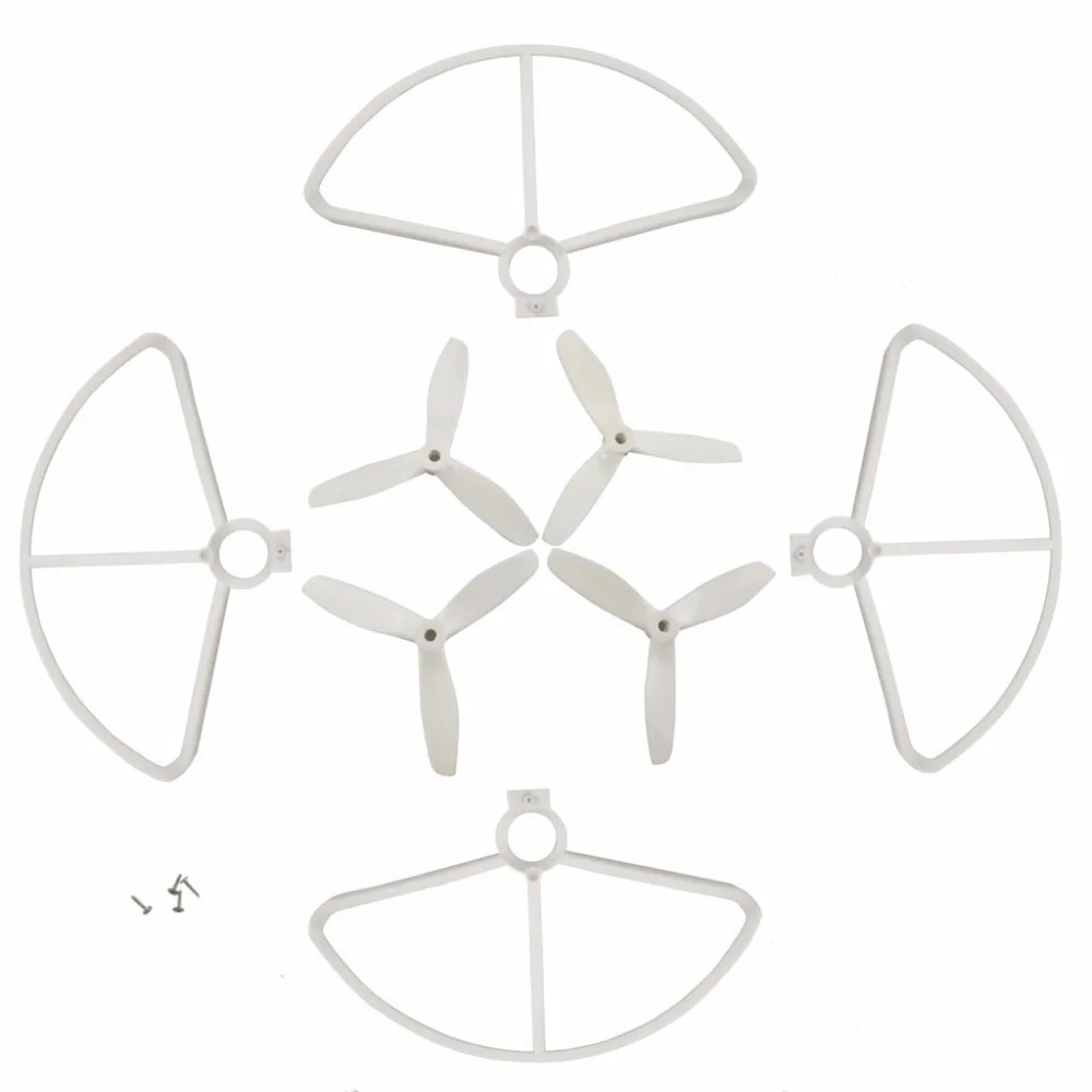 4 шт. трехслойное весло + защитный чехол для MJX B5W F20 Bugs 5W Quadcopter UAV Защитная крышка