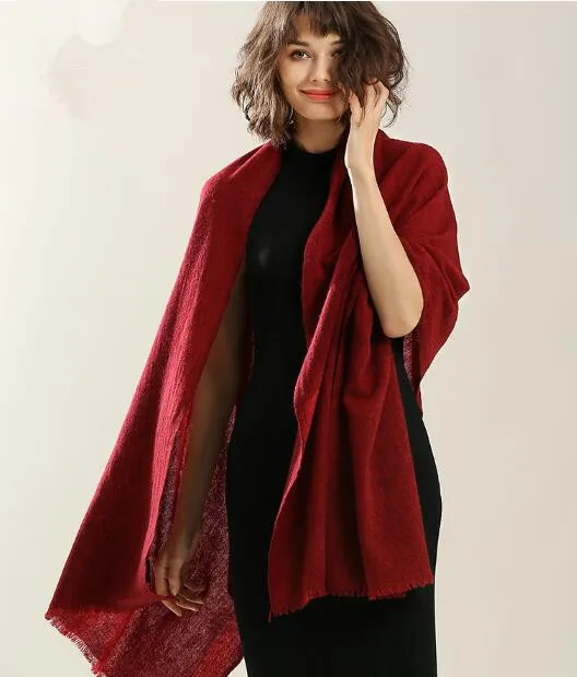 Naizaiga yakwool Фабричный магазин осень зима Женская клетчатая шаль Вэнь теплый шарф, SN2