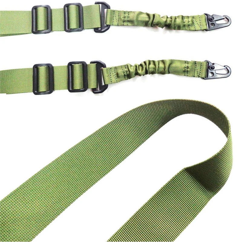 Тактический 2 точечный ремень для винтовки Регулируемый тактический банджи