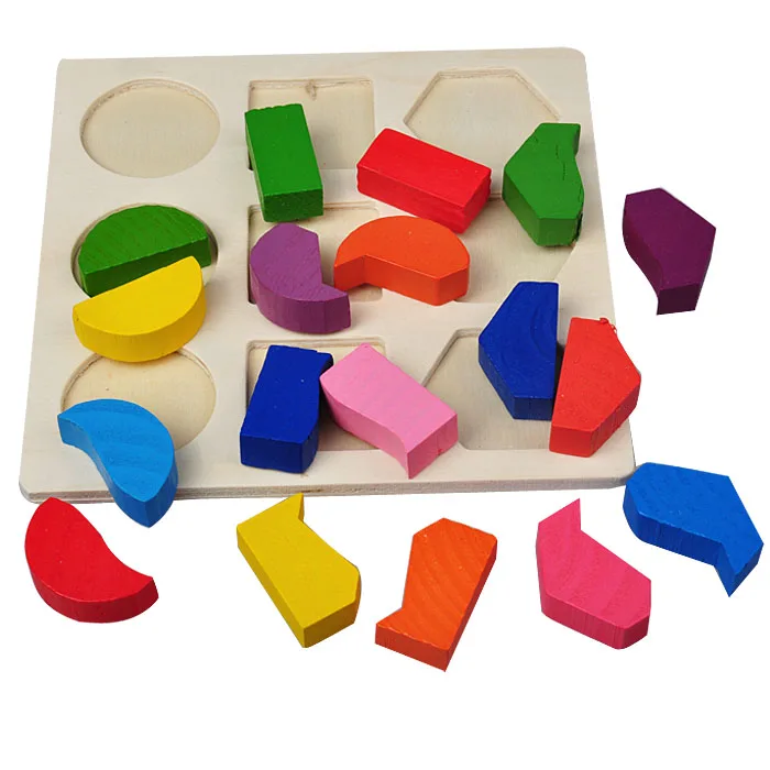 1 Компл. Детские Дети Деревянный Головоломки Монтессори Раннего Обучения