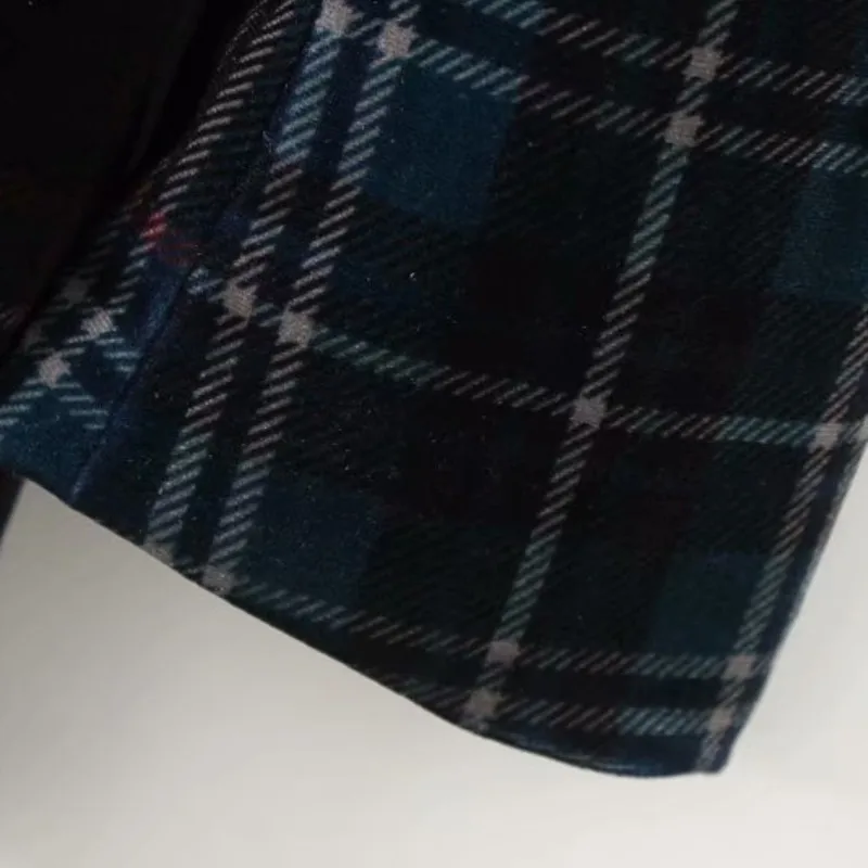 Women Velvet Checked Blazer Elegant Plaid Coat Long Sleeve Bow Tied Belt Female Outerwear Office Ladies Work Suit Tops | Женская одежда