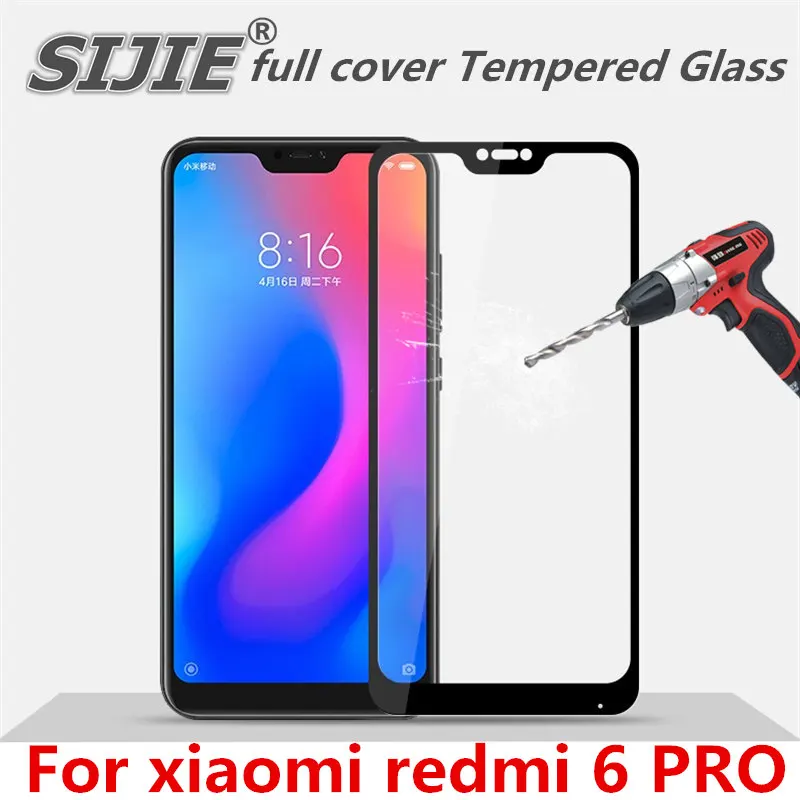 Полное покрытие из закаленного стекла для xiaomi redmi 6 PRO 6PRO redmi6PRO защитный закаленный