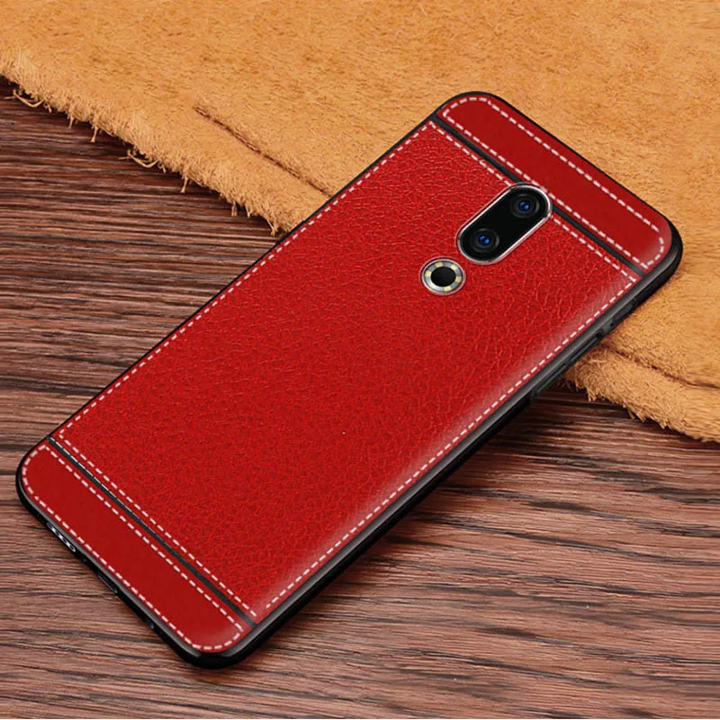 личи зерна узор копия кожаное кожа силиконовый чехол на meizu 16 M882Q чехлы
