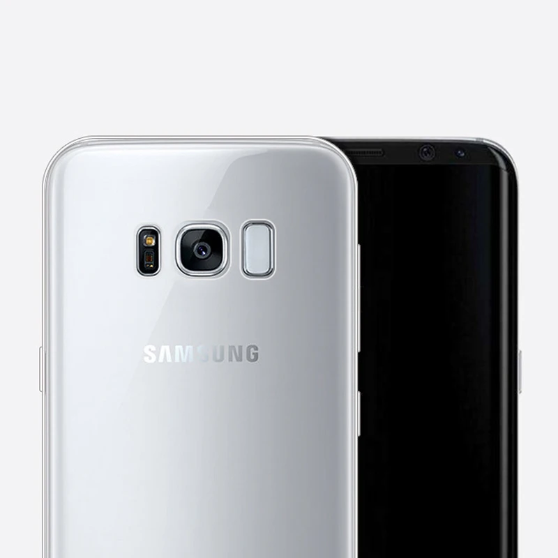 Suntaiho чехол для samsung Galaxy S8 plus s7 edge note8 Прозрачный Силикон ТПЭ телефона s9 note9 Капа |