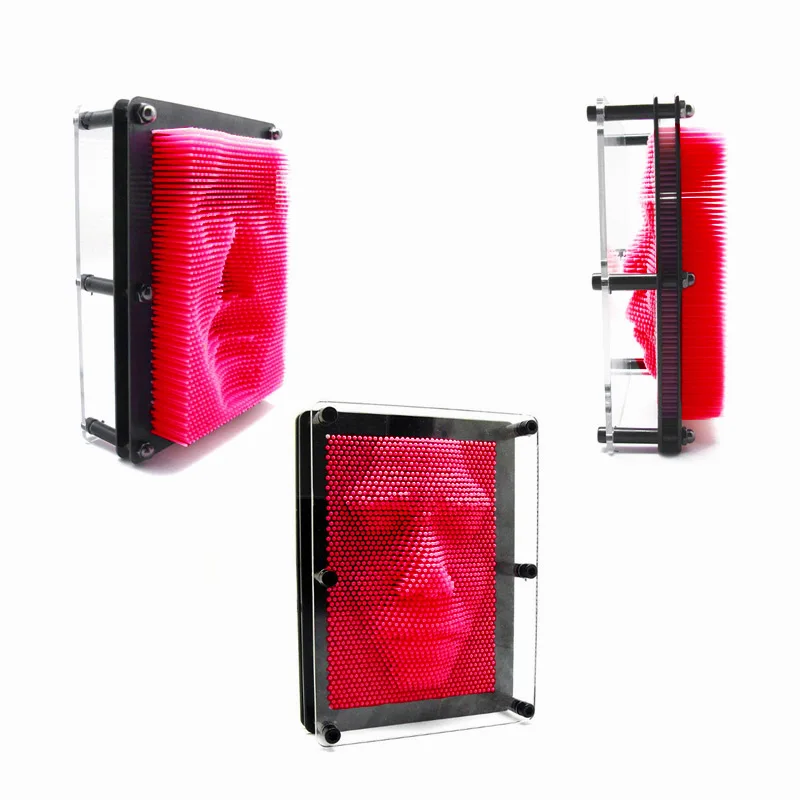 Детские Поделки 3D клон отпечаток пальца картина из игл новинка забавные гаджеты