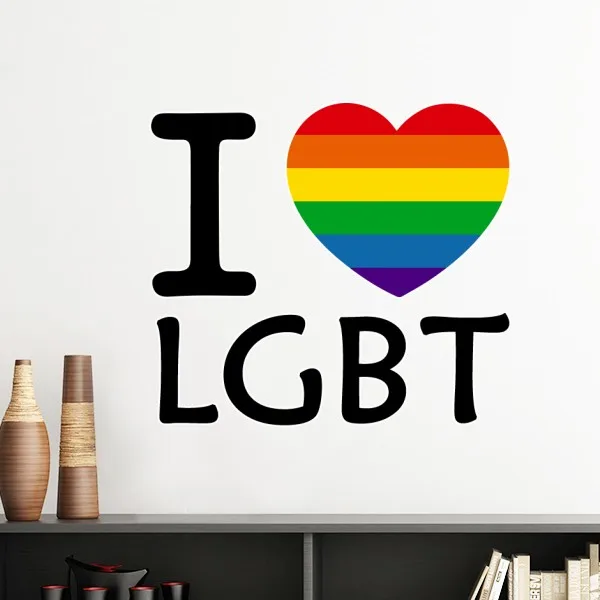 I Love ЛГБТ Радуга гей лесбиянок трансгендер бисексуал поддержка флага иллюстрация