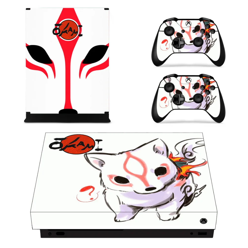 Okami HD скин Наклейка для Microsoft Xbox One X консоль и контроллеры Скины s Кожа