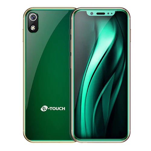 Green Anica K-TOUCH I9s 3g+ 32G маленький мини двойной 4G Ультра тонкий 3,5 экран Face ID dual SIM двойной режим ожидания Android 6,0 - Цвет: Green