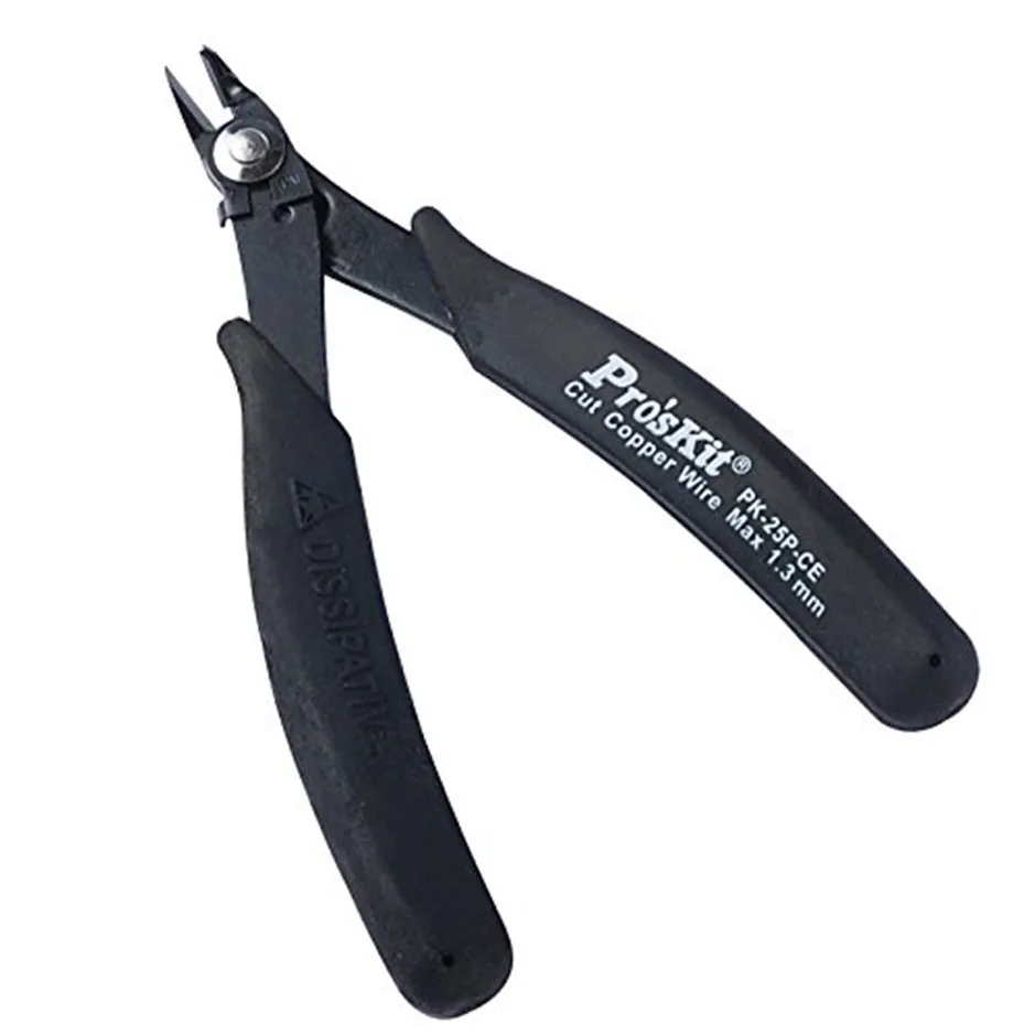 

1PK-25P-CE Anti-static Durable Wholesale Price Diagonal Beading Cable Wire Side Cutter Cutting Nippers Pliers Repair Tool