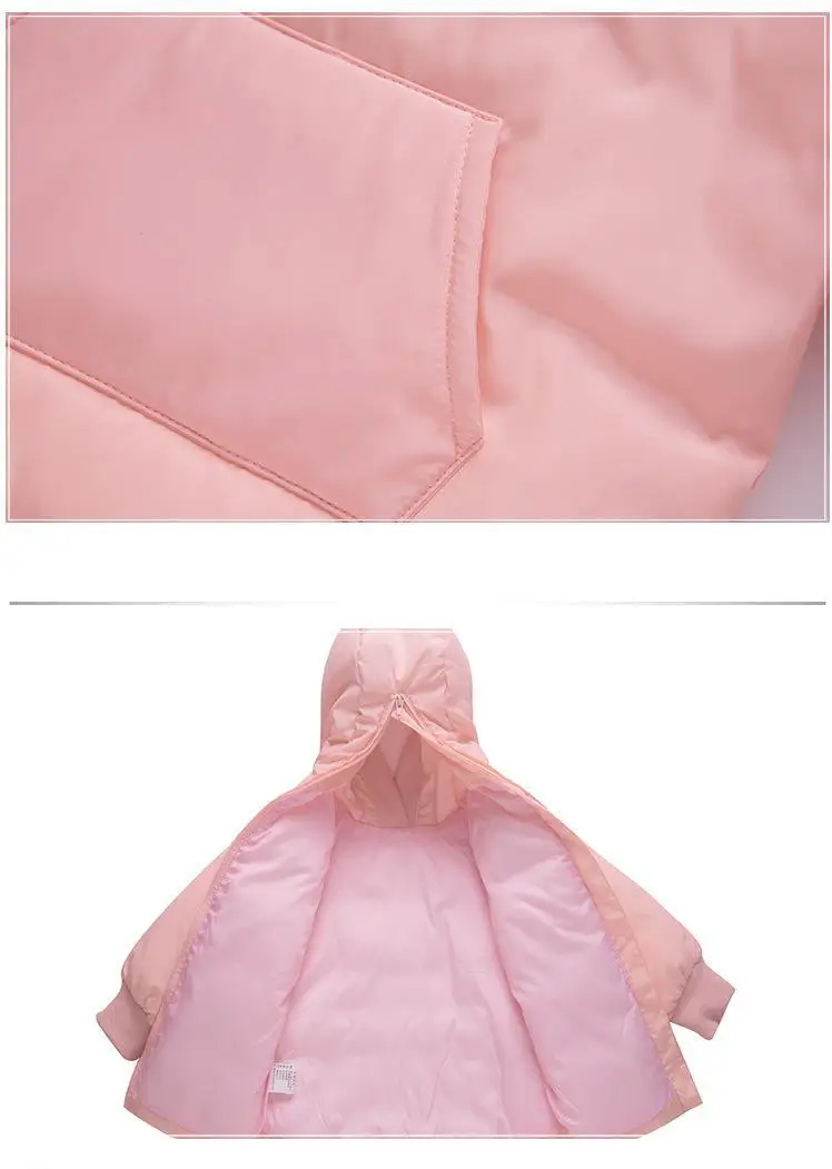 Children Winter Warm Hat Down Jacket Boys Girls 2020 New Thickening Jacket+pants Snowsuit 2 Piece Set Girl Fashion Outwear Suit | Детская