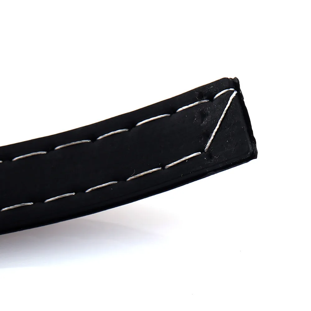 Модный элегантный мужской силиконовый браслет из титановой стали с двумя